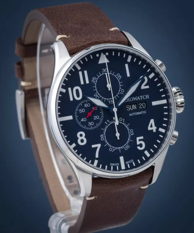 Ρολόι Ανδρικά Aerowatch Les Grandes Classiques Chronograph Automatic 61989-AA05