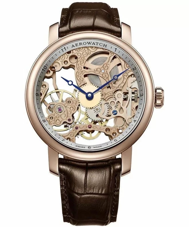 Ρολόι Ανδρικά Aerowatch Renaissance Big Mechanical Skeleton 57931-RO01