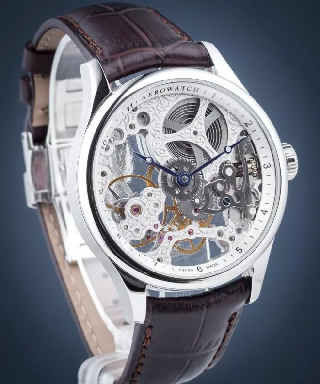 Ρολόι Ανδρικά Aerowatch Renaissance Skeleton Classic 57981-AA01