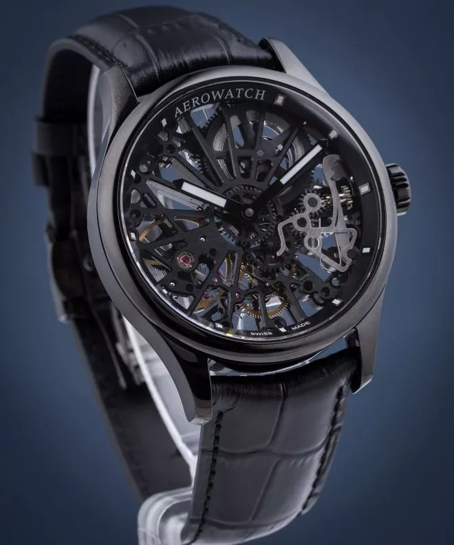 Ρολόι Ανδρικά Aerowatch Renaissance Skeleton Cobweb 50981-NO17