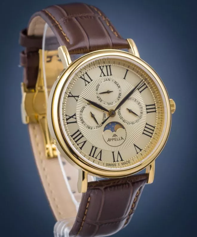 Ρολόι Ανδρικά Appella Moonphase L70004.1B31QF