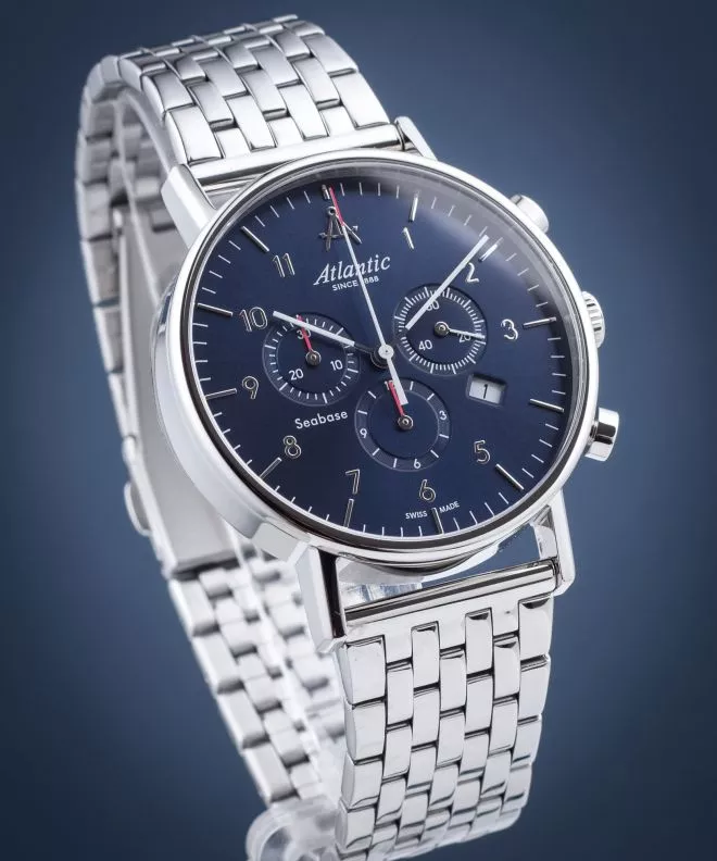 Ρολόι Ανδρικά Atlantic Seabase Chronograph 60457.41.55