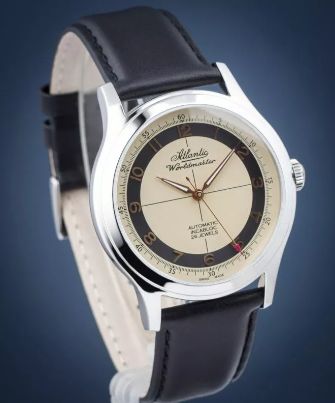 Ρολόι Ανδρικά Atlantic Worldmaster Automatic Incabloc 53754.41.93RBK