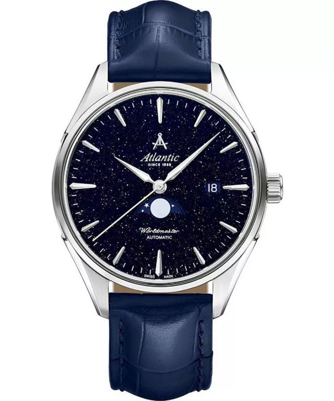 Ρολόι Ανδρικά Atlantic Worldmaster Automatic Nightsky Moonphase Blue Aventurine 52783.41.51