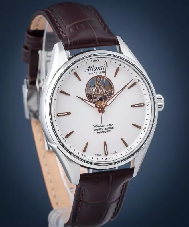 Ρολόι Ανδρικά Atlantic Worldmaster Open Heart Limited Edition 52780.41.21R