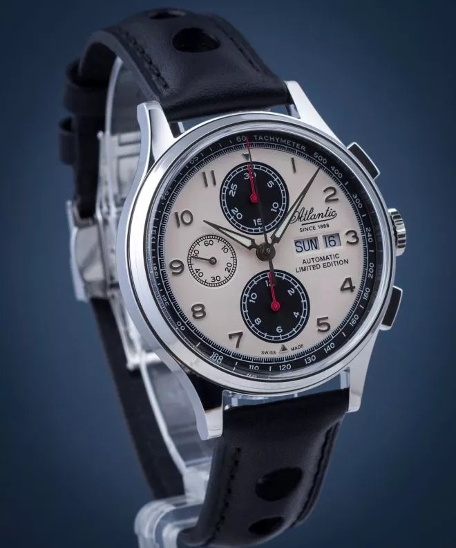 Ρολόι Ανδρικά Atlantic Worldmaster Chronograph Valjoux Automatic Limited Edition 55852.41.93