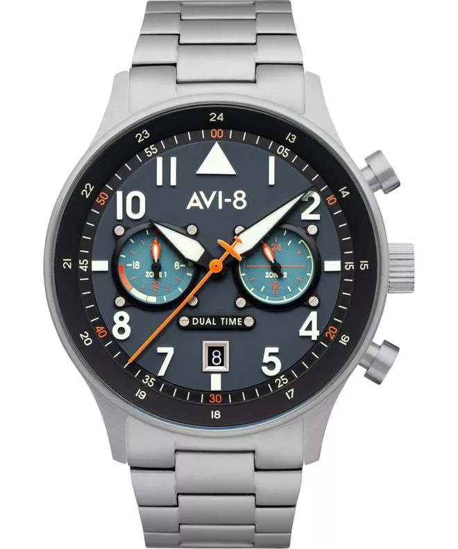Ρολόι Ανδρικά AVI-8 Hawker Hurricane Carey Dual Time Gutersloh AV-4088-22