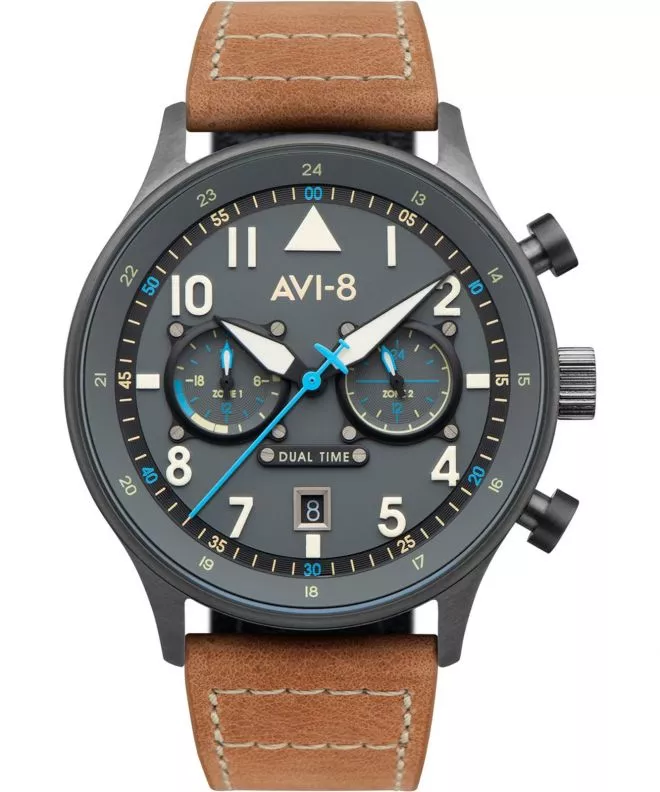 Ρολόι Ανδρικά AVI-8 Hawker Hurricane Carey Dual Time Orissa AV-4088-04