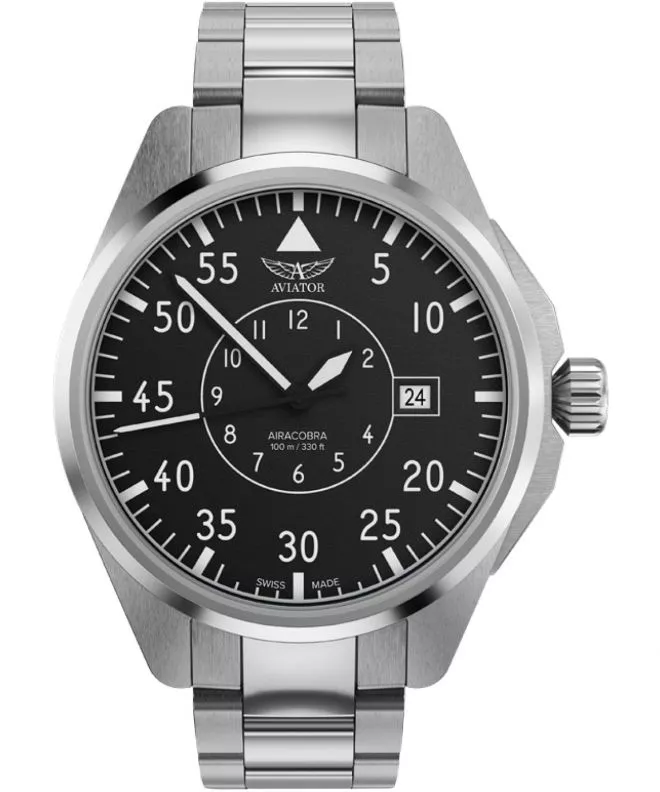 Ρολόι Ανδρικά Aviator Airacobra 43 Heritage Automatic V.3.39.0.341.5