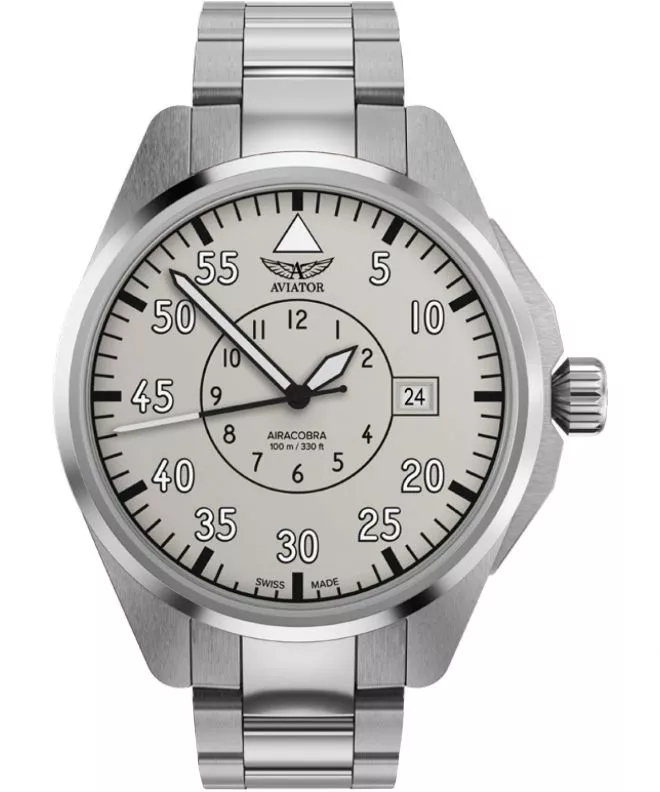 Ρολόι Ανδρικά Aviator Airacobra 43 Heritage Automatic V.3.39.0.342.5