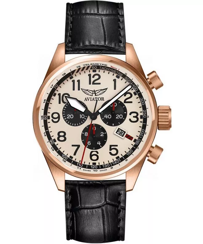 Ρολόι Ανδρικά Aviator Airacobra Chronograph V.2.25.2.173.4