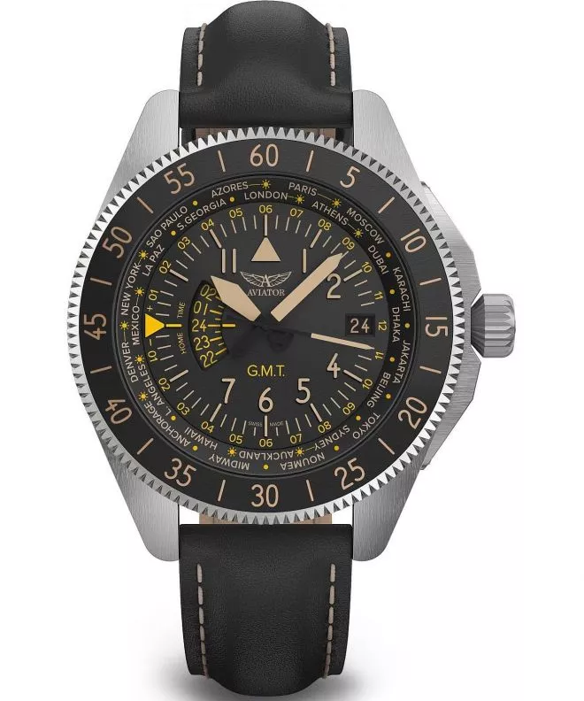 Ρολόι Ανδρικά Aviator Airacobra GMT V.1.37.0.303.4