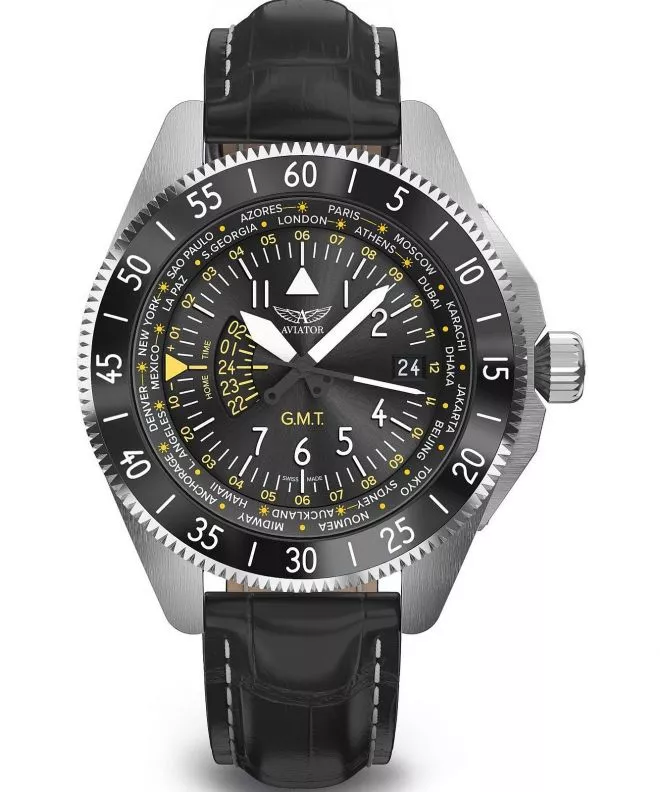 Ρολόι Ανδρικά Aviator Airacobra GMT V.1.37.0.307.4