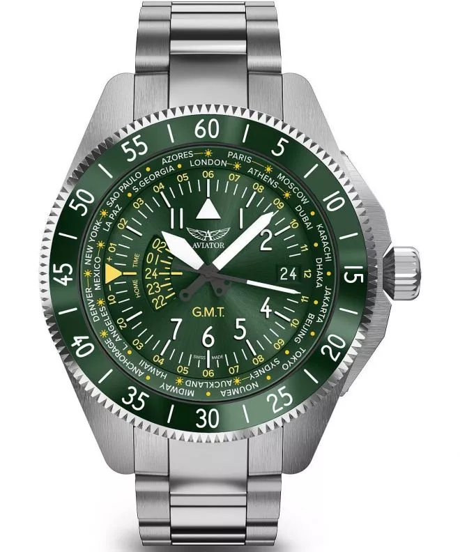 Ρολόι Ανδρικά Aviator Airacobra GMT V.1.37.0.309.5