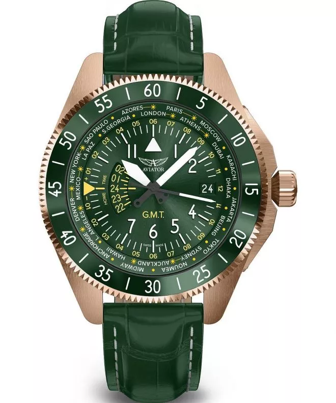 Ρολόι Ανδρικά Aviator Airacobra GMT V.1.37.2.309.4