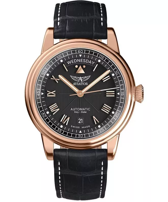 Ρολόι Ανδρικά Aviator Day-Date V.3.35.2.275.4