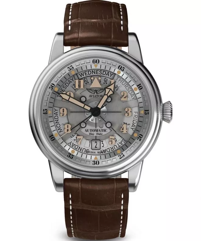 Ρολόι Ανδρικά Aviator Douglas Day-Date Meca 41 V.3.36.0.286.4