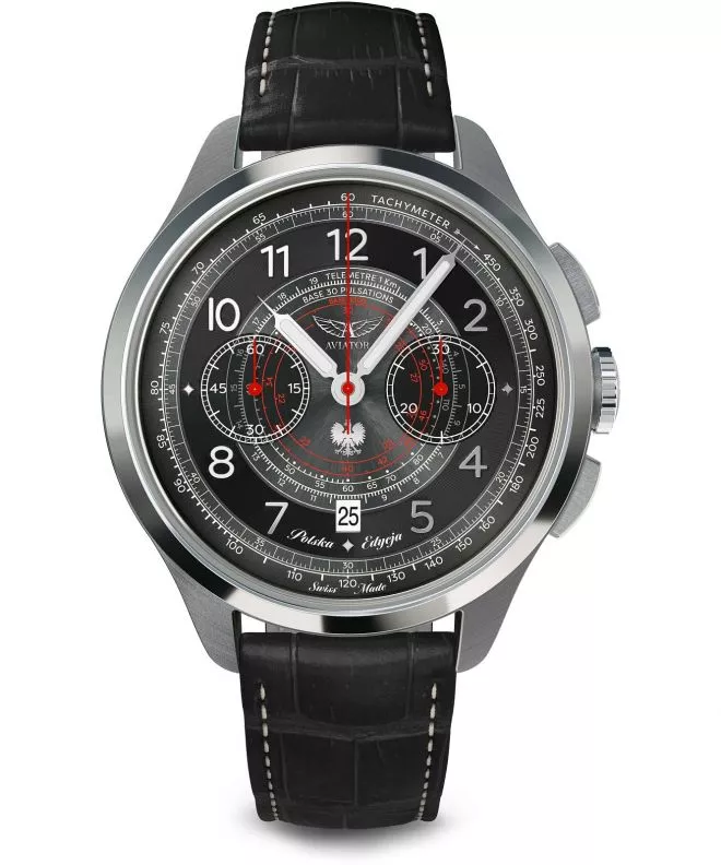 Ρολόι Ανδρικά Aviator Heritage Chronograph Trimeter Limited Edition V.4.40.0.350.4 PL