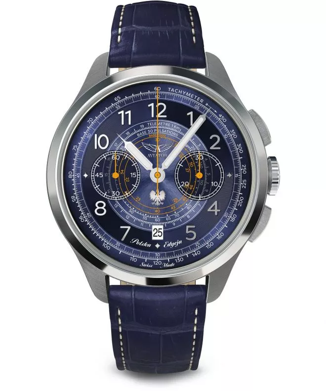 Ρολόι Ανδρικά Aviator Heritage Chronograph Trimeter Limited Edition V.4.40.0.352.4 PL