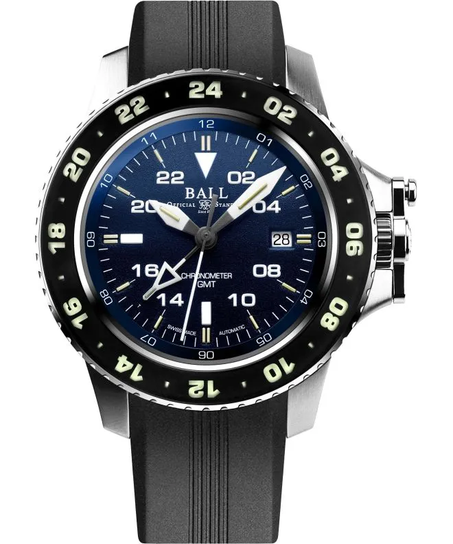 Ρολόι Ανδρικά Ball Engineer Hydrocarbon AeroGMT II Automatic Chronometer DG2018C-PC-BE