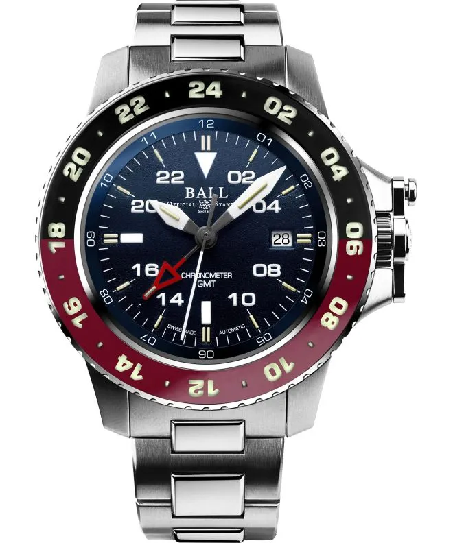Ρολόι Ανδρικά Ball Engineer Hydrocarbon AeroGMT II Automatic Chronometer DG2018C-S3C-BE