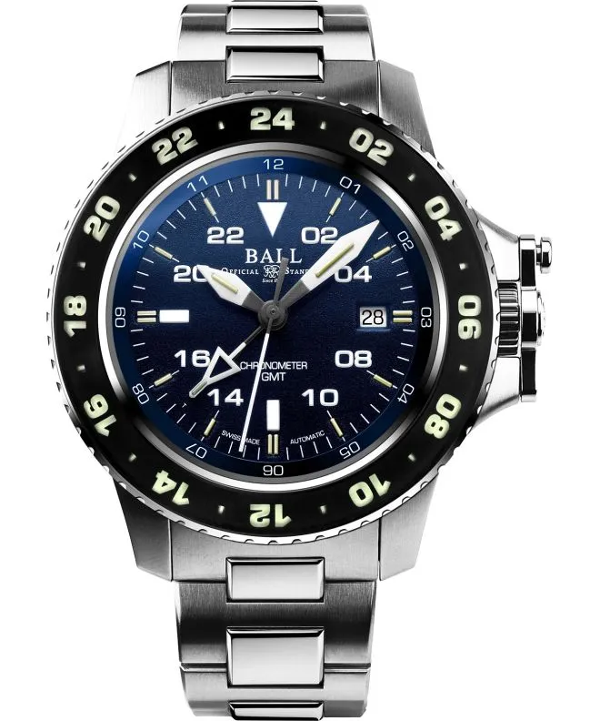 Ρολόι Ανδρικά Ball Engineer Hydrocarbon AeroGMT II Automatic Chronometer DG2018C-SC-BE