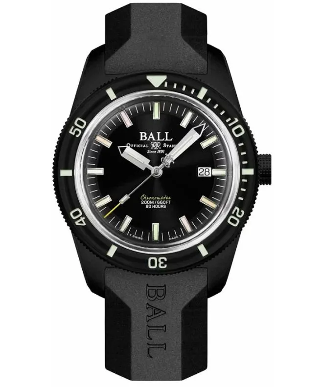 Ρολόι Ανδρικά Ball Engineer II Skindiver Heritage Manufacture Chronometer Limited Edition DD3208B-P2C-BKR