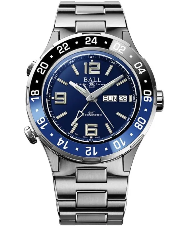Ρολόι Ανδρικά Ball Roadmaster Marine GMT Titanium Automatic Limited Edition DG3000A-S1CJ-BE