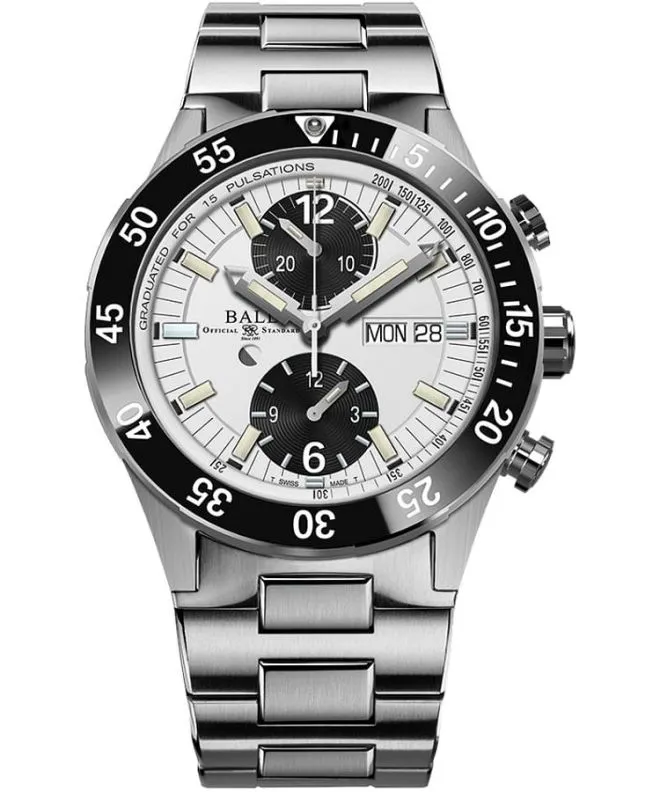 Ρολόι Ανδρικά Ball Roadmaster Rescue Chronograph Chronograph Limited Edition DC3030C-S-WHBK