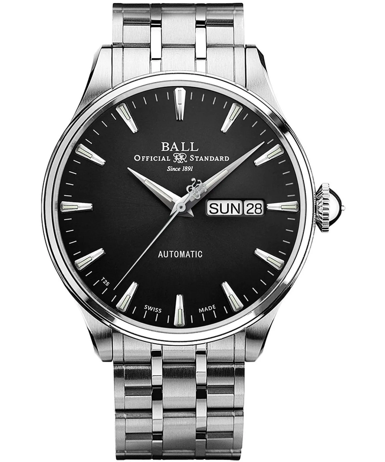 Ρολόι Ανδρικά Ball Trainmaster Eternity NM2080D-S1J-BK
