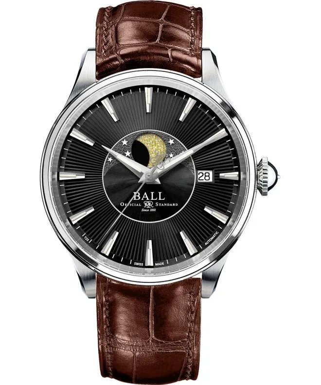 Ρολόι Ανδρικά Ball Trainmaster Moon Phase Automatic NM3082D-LLJ-BK