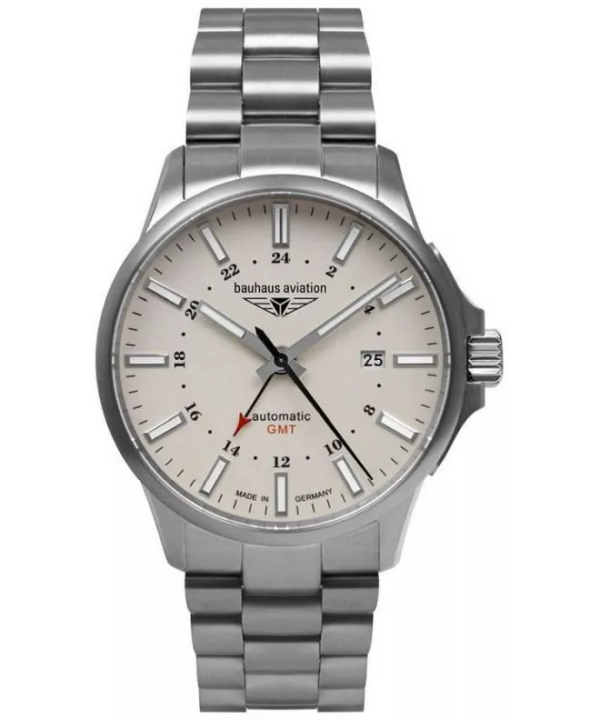 Ρολόι Ανδρικά Bauhaus Aviation Titanium Automatic GMT 2868M-5