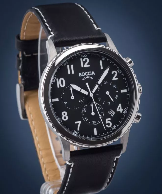 Ρολόι Ανδρικά Boccia Titanium Titanium Chronograph 3745-01