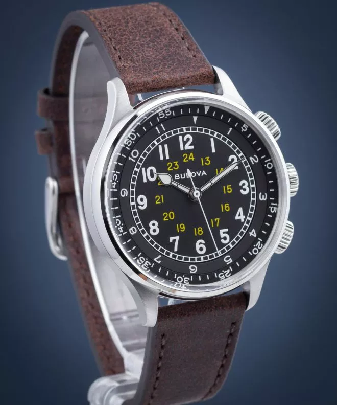 Ρολόι Ανδρικά Bulova A-15 Pilot Automatic 96A245
