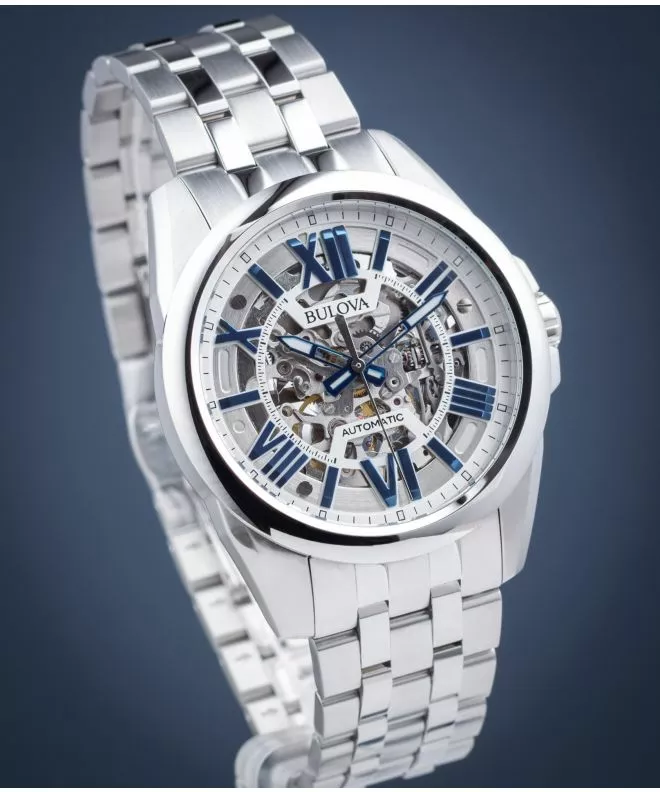 Ρολόι Ανδρικά Bulova Skeleton Automatic Open Heart 96A187