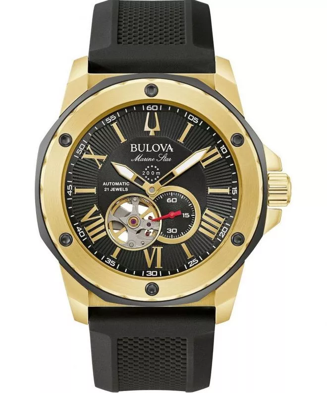 Ρολόι Ανδρικά Bulova Marine Star Open Heart Automatic 98A272