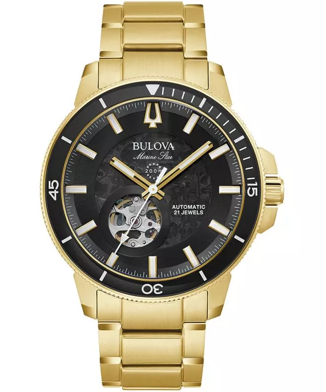 Ρολόι Ανδρικά Bulova Marine Star Series C Open Heart Automatic 97A174