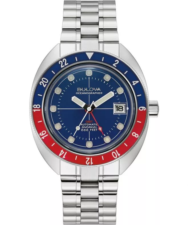Ρολόι Ανδρικά Bulova Oceanographer GMT Automatic 96B405