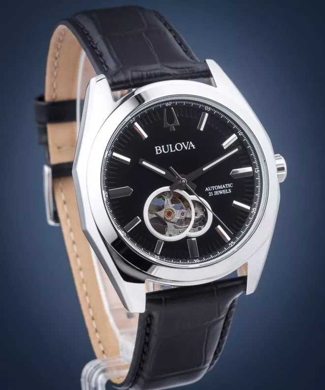 Ρολόι Ανδρικά Bulova Surveyor Open Heart Automatic 96A273