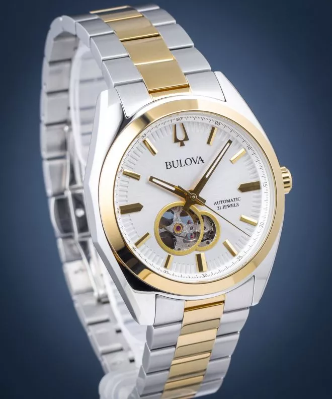 Ρολόι Ανδρικά Bulova Surveyor Open Heart Automatic 98A284