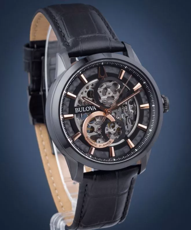 Ρολόι Ανδρικά Bulova Sutton Skeleton 98A283