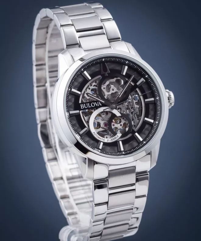 Ρολόι Ανδρικά Bulova Sutton Skeleton Automatic 96A208