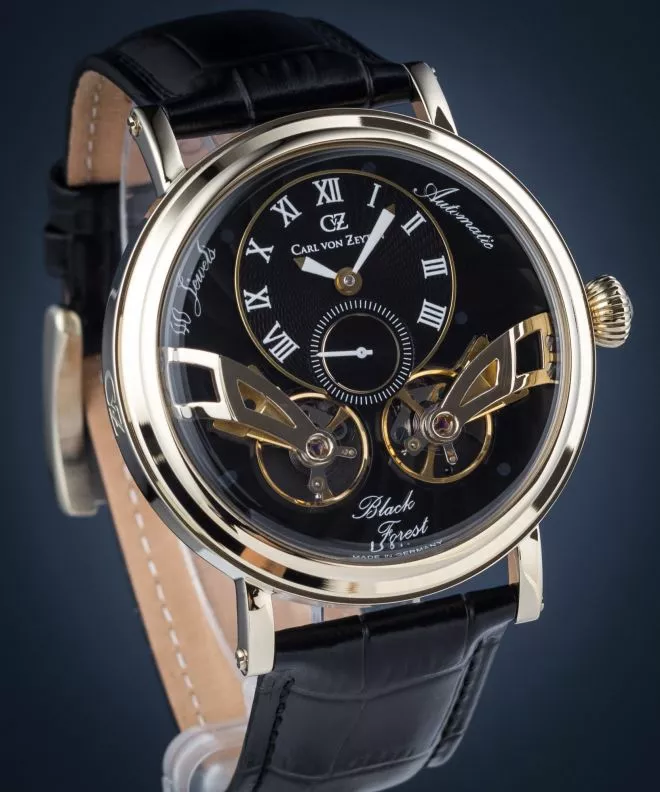 Ρολόι Ανδρικά Carl von Zeyten Carl von Zeyten Black Forest Automatic CVZ0017GBK