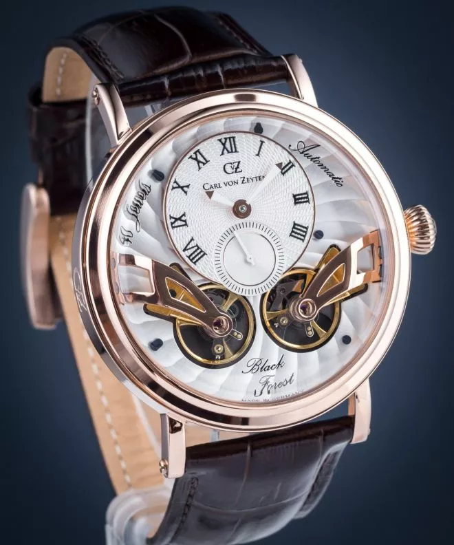 Ρολόι Ανδρικά Carl von Zeyten Carl von Zeyten Black Forest Automatic CVZ0017RWH