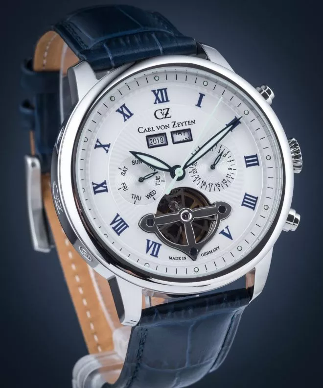 Ρολόι Ανδρικά Carl von Zeyten Carl von Zeyten Bonndorf Automatic CVZ0053WH