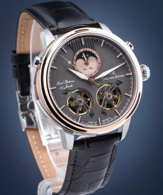 Ρολόι Ανδρικά Carl von Zeyten Durbach Twin Balance Automatic CVZ0060RGU
