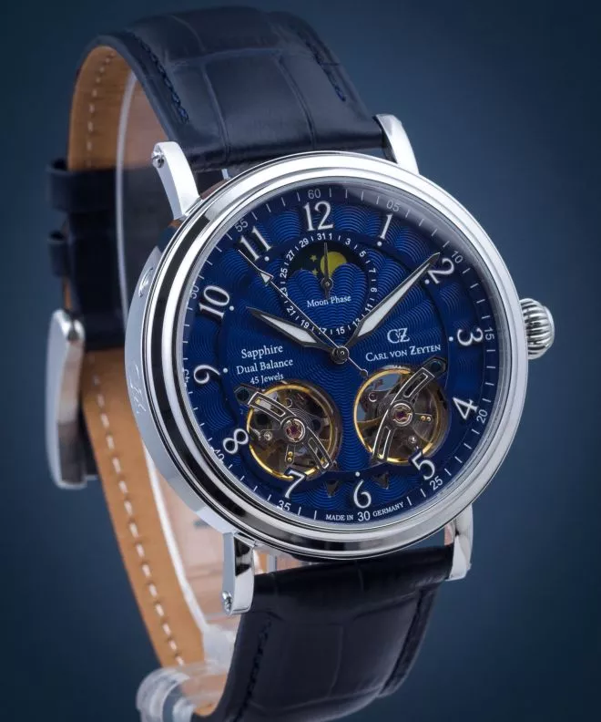 Ρολόι Ανδρικά Carl von Zeyten Murg Twin Balance Automatic CVZ0054BLS