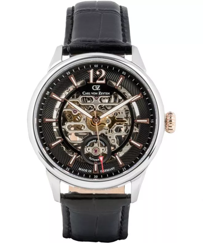 Ρολόι Ανδρικά Carl von Zeyten Schramberg Skeleton Automatic CVZ0080BKRS