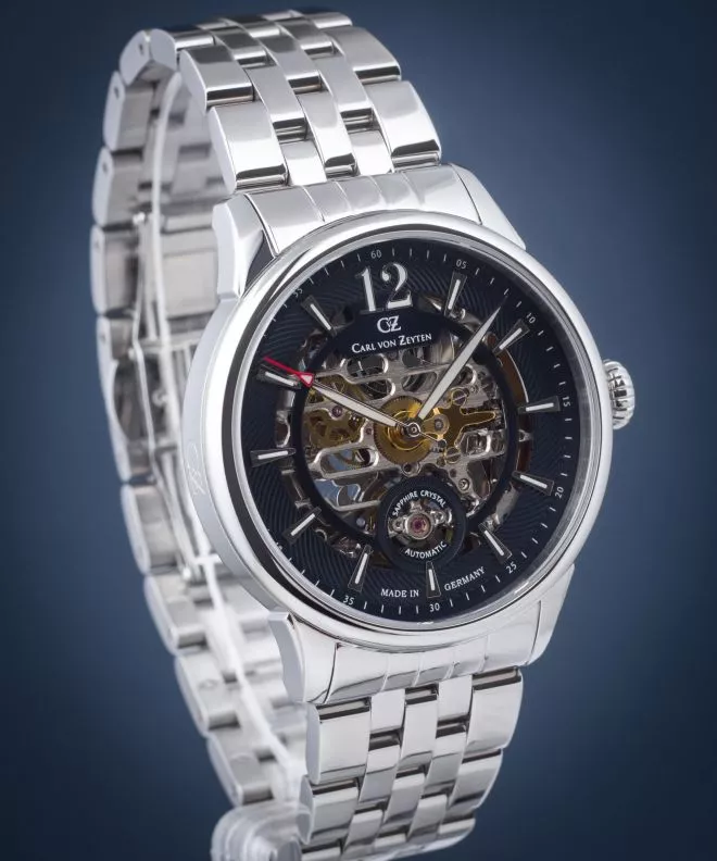 Ρολόι Ανδρικά Carl von Zeyten Schramberg Skeleton Limited Edition CVZ0080BLMS