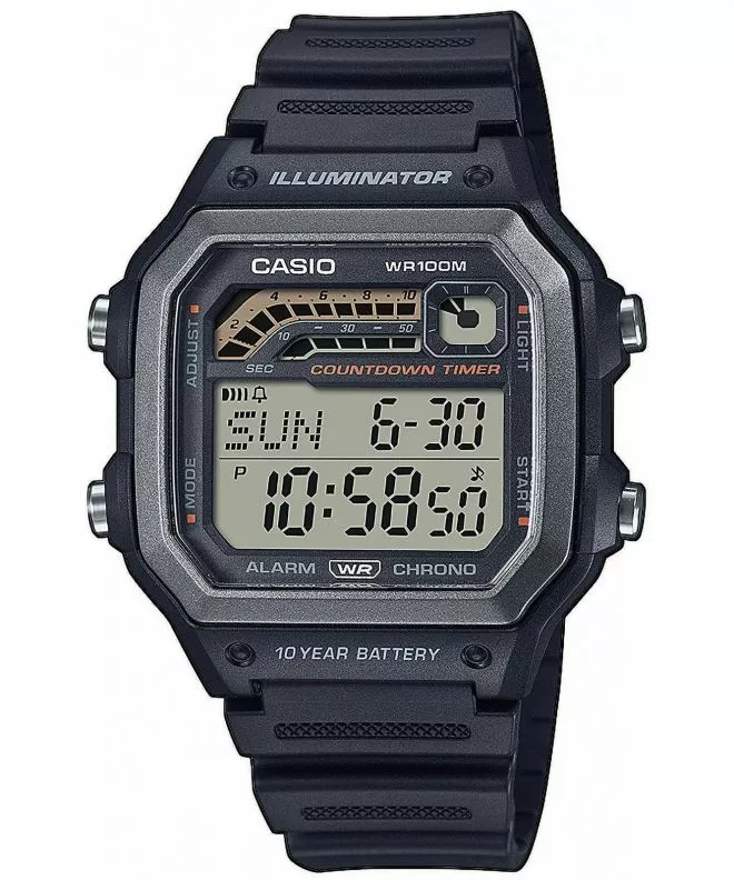 Ρολόι Ανδρικά Casio Digital WS-1600H-1AVEF